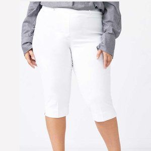LAST CHANCE - White Savvy Soft Capri